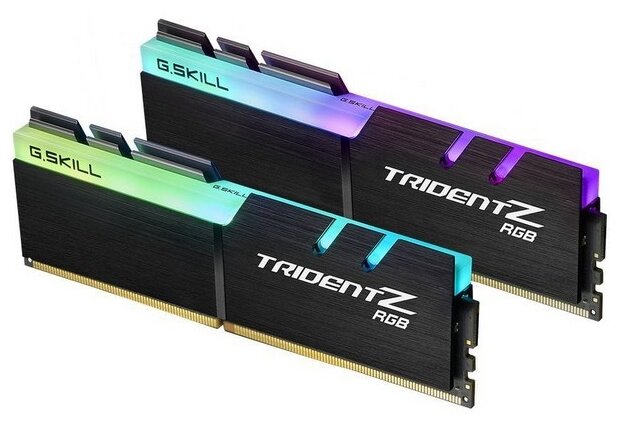 Оперативная память G.SKILL DDR4 64Gb (2x32Gb) 3200MHz pc-25600 TRIDENT Z RGB (F4-3200C16D-64GTZR)