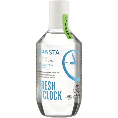 Ополаскиватель для полости рта Укрепление эмали Fresh o’clock SPASTA 400 мл