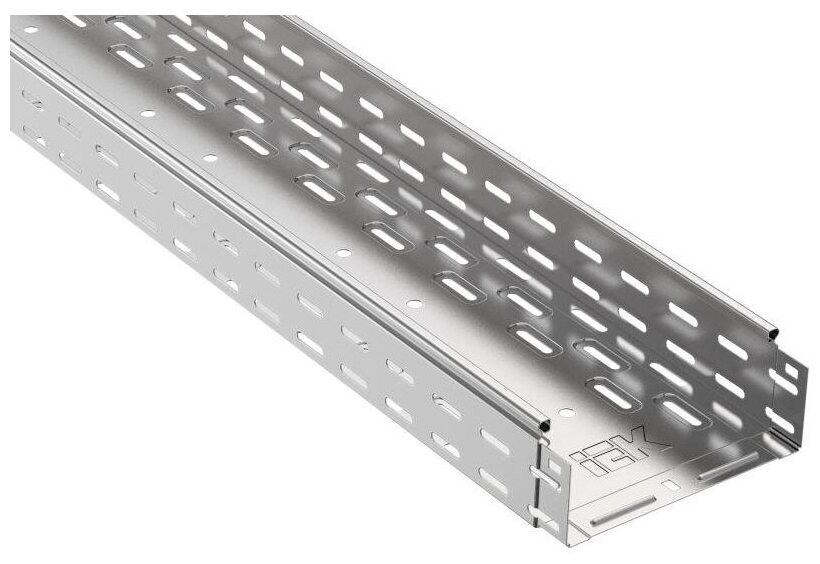 Лоток листовой перфорированный 200х80 L3000 сталь 0.8мм IEK CLP10-080-200-3 (3 м.)