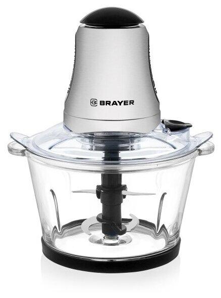 Измельчитель BRAYER BR1402, 400 Вт, серебристый