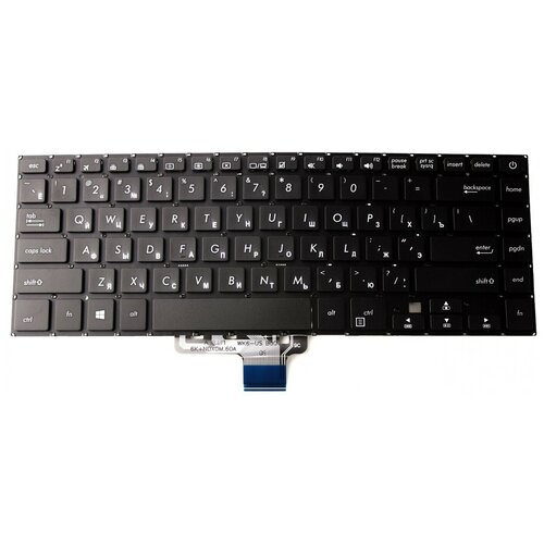 Клавиатура для ноутбука Asus X510UA S510UA с подсветкой Pn 0KNB0-412BRU00 AEXAKG700010 NSK-WK6SQ 3319₽