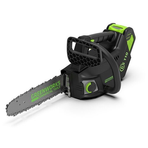 фото Аккумуляторная одноручная цепная пила greenworks gd40tcs digipro 25см