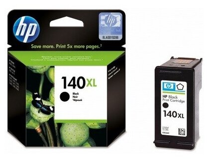 Картридж HP CB336HE № 140XL black для HP DJ D4263, D4360, D4363, OfficeJet J5783, J6410, J6413, PhotoSmart C4283, C4450, C4483, C4583, C5283, D4263, D5363 (ресурс 1000 страниц)