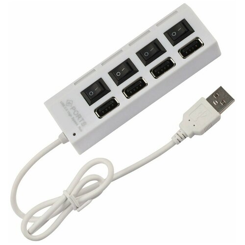 Хаб USB HUB01 4USB белый 45900₽
