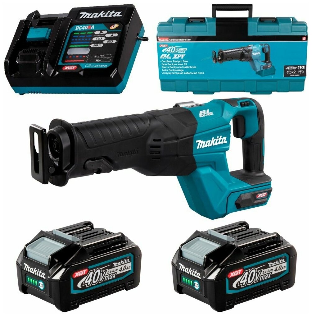 Пила сабельная аккумуляторная MAKITA XGT JR001GM201 - фотография № 8