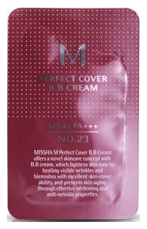 Missha M Perfect Cover Bb Cream SPF42/Pa+++ (No.23/Natural Beige) 1 мл