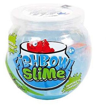 Лизун Junfa toys Fishbowl Slime, голубой