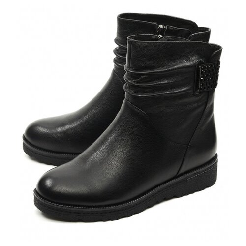 фото Женские полусапоги натуральная кожа / натуральный мех gugu размер 37 российский gustav gutmann