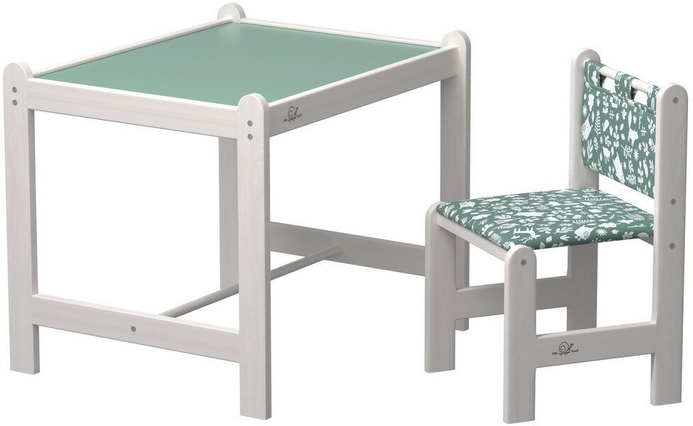Набор мебели Гном Hobby-2 стол,стул Зеленый - фотография № 1