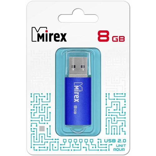 Флешка USB Flash Drive MIREX UNIT AQUA 8GB