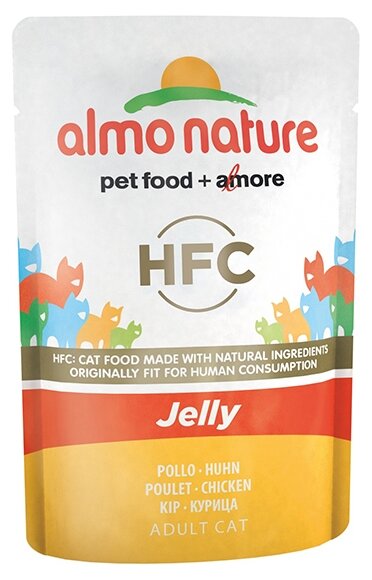 Almo Nature Паучи Курица в Желе для кошек (Classic Nature Jelly - Cat Chicken) 0,055 кг