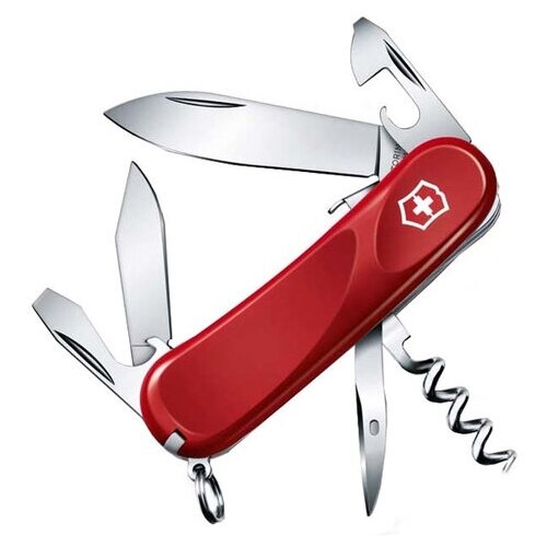 фото Нож перочинный victorinox evolution s101 85 мм 13 функций с фиксатором лезвия (красный)