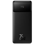 Внешний аккумулятор повербанк Baseus Bipow Digital Display Fast charge Power bank 20000 mAh 25W Black - изображение