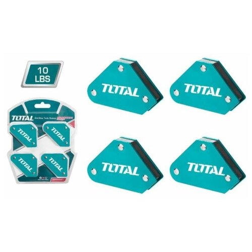 Набор магнитных держателей для сварки 4шт TOTAL 699₽