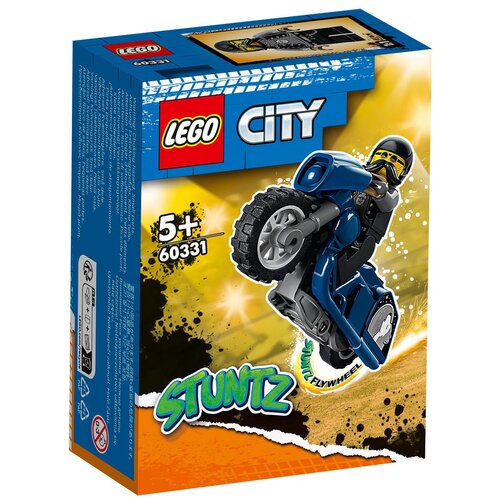 конструктор lego city туристический трюковой мотоцикл Конструктор LEGO City 60331 Туристический трюковой мотоцикл, 10 дет.