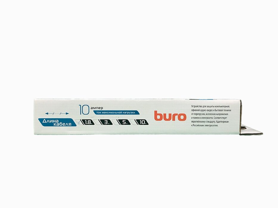Сетевой фильтр BURO (500SH-5-B) - фотография № 19