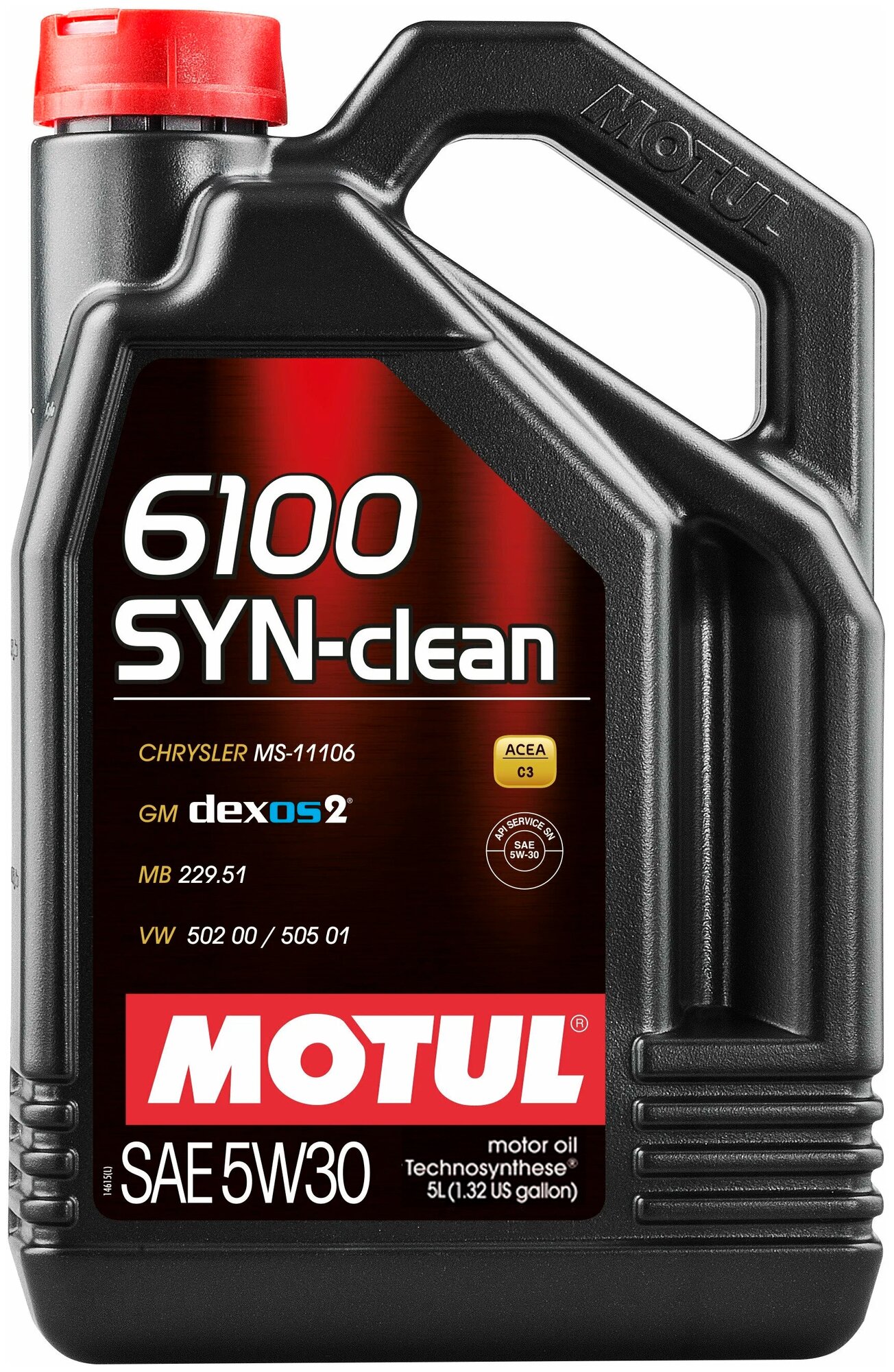 Моторное масло Motul 6100 SYN-clean 5W-30, 5 л