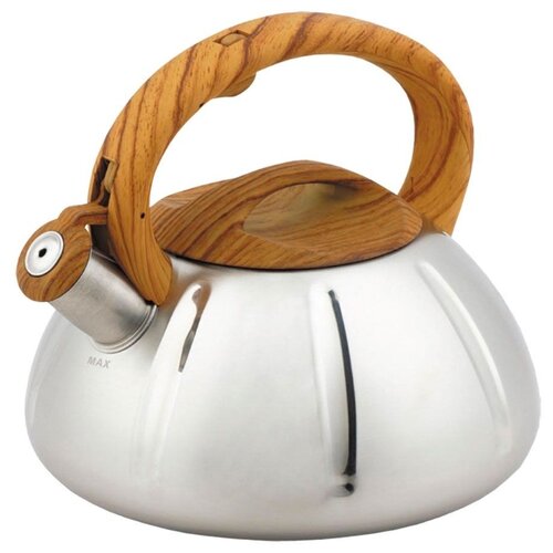 фото Bohmann чайник со свистком bh-9956 3 л, серебристый