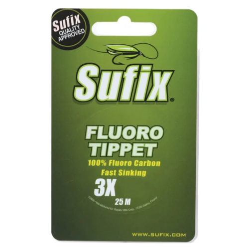 леска sufix invisiline прозрачная 20 м 0 47 мм 15 7 кг sil47c20h Флюорокарбоновая леска Sufix Fluoro Tippet d=0.245 мм, 25 м, 3.6 кг, прозрачный, 1 шт.