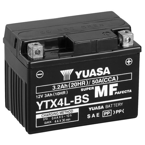Аккумулятор для спецтехники YUASA YTX4L-BS 114x70x85
