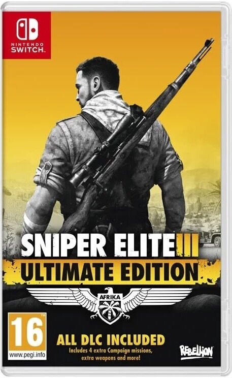 Игра Sniper Elite 3 Ultimate Edition для Nintendo Switch, картридж