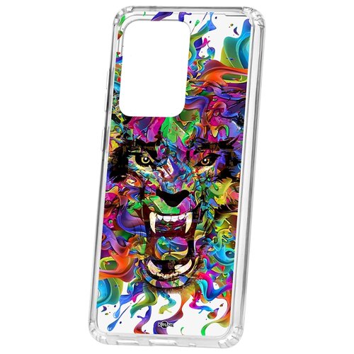 фото Чехол на samsung galaxy s20 ultra kruche print colored beast
