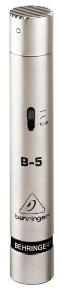 Микрофон Behringer B-5 конденсаторный, с двумя сменными капсюлями