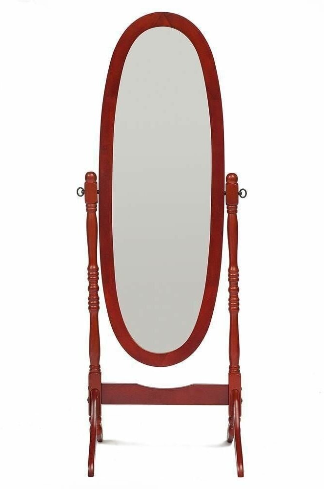 Зеркало TetChair NY-4001 56х150 см, cherry (вишня) в раме - фотография № 7