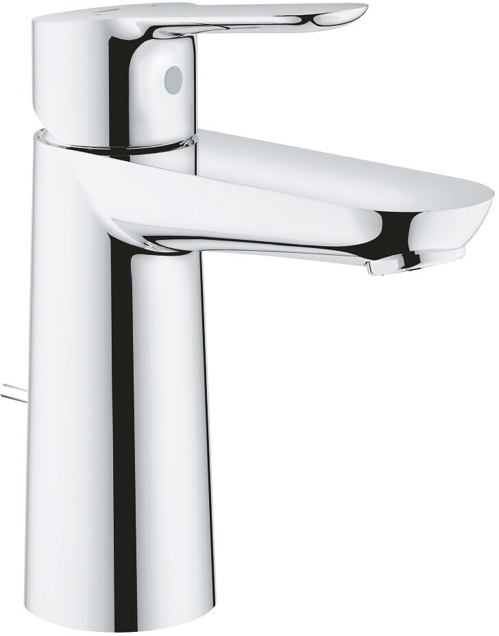 Смеситель Grohe BauEdge 23758000 для умывальника однорычажный, M-Size, сливной гарнитур, хром