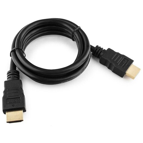 Кабель HDMI 1м Bion BNCC-HDMI4L-1M круглый черный кабель hdmi 1 8м bion bncc hdmi490 6 круглый черный
