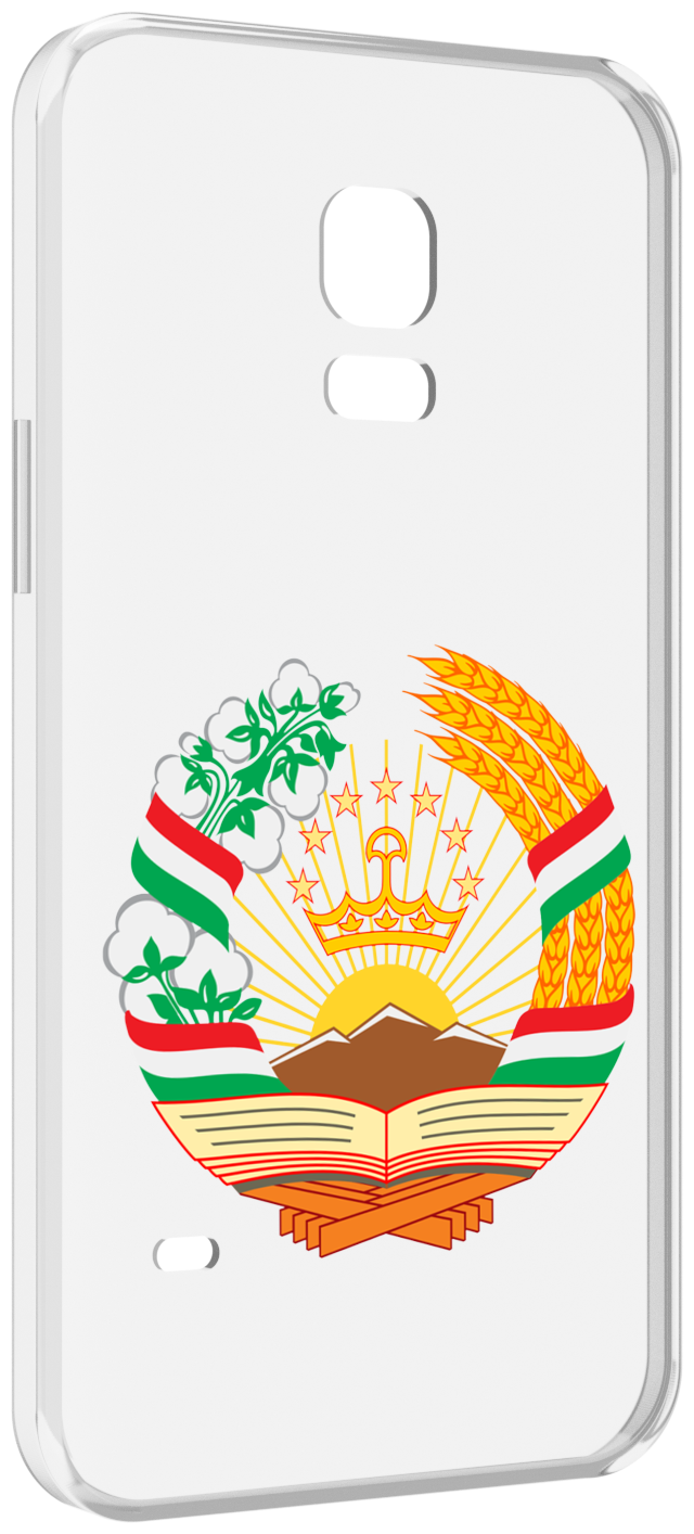 Чехол MyPads герб-таджикистана для Samsung Galaxy S5 mini задняя-панель-накладка-бампер
