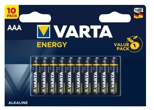 Батарейка Varta ENERGY LR03 AAA BL10 Alkaline 1.5V