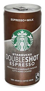 Молочный кофейный напиток Starbucks Doubleshot Espresso без сахара, 0.2 л - фотография № 4
