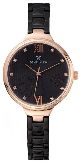 Наручные часы Daniel Klein, черный, коричневый