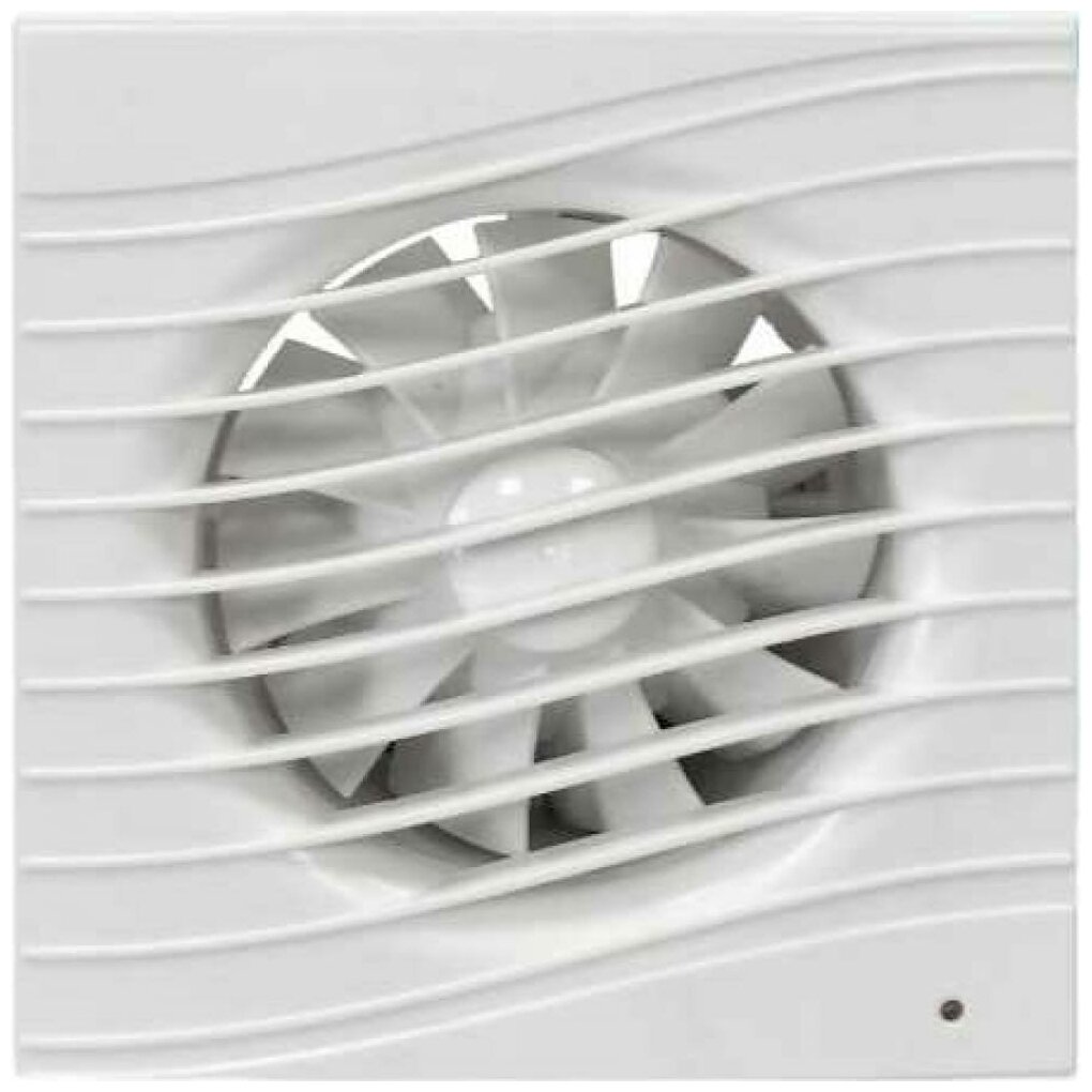 Вентилятор вытяжной настенный, выключатель, Виенто, установочный диаметр 100 мм, 13 Вт, 130 м3/час, Волна, В100СВ - фотография № 3