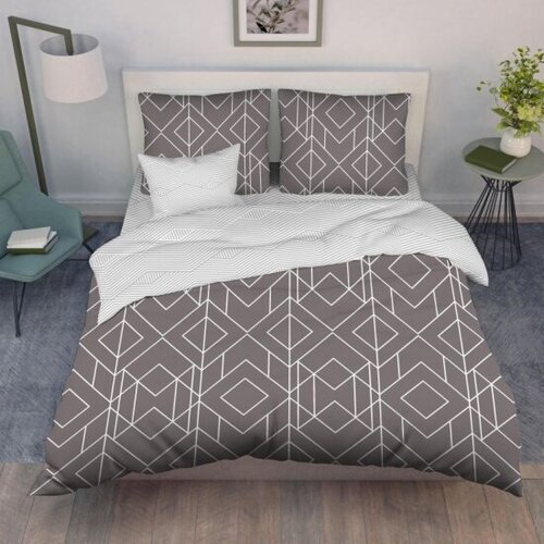 Постельное белье Василиса 2-спальное, Бязь, наволочки 70х70 см, Каро