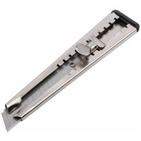 Нож технический "Техно" 18 мм, метал. корпус, метал. фиксатор
