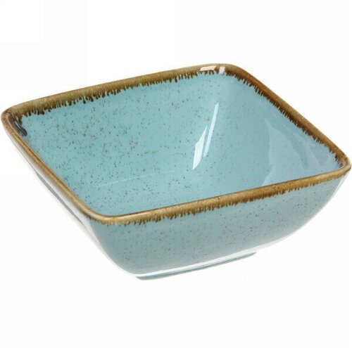 Салатник керамический «Tiffany Blue» 13,7*13,7*5,8см