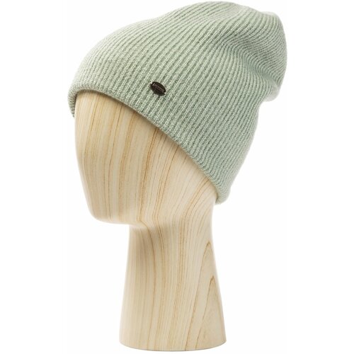 Шапка бини LABBRA, размер one size, зеленый шапка бини labbra демисезон зима шерсть вязаная утепленная размер one size бежевый