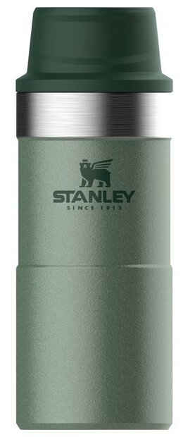 Термокружка Stanley Classic One hand 2.0 (0,47 литра), зеленая