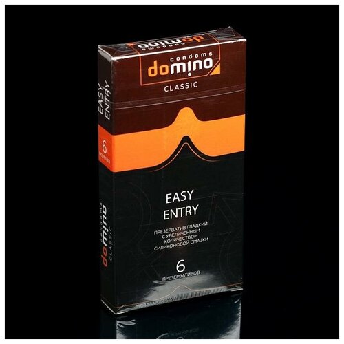 Презервативы DOMINO CLASSIC Easy Entry, 6 шт.