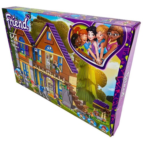 Конструктор SX Friend 3020 Дом Мии, 796 дет. конструктор lepin 3020 френдс дом мии 796 деталей