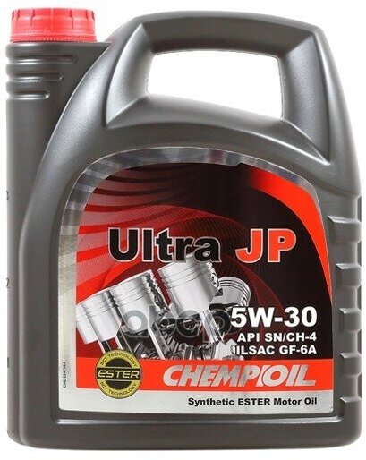 CHEMPIOIL 5W-30 Ultra Jp Sn Plus, Ilsac Gf-5 4Л (Синт. Мотор. Масло)