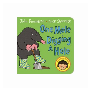 One Mole Digging a Hole (board book) - фото №1