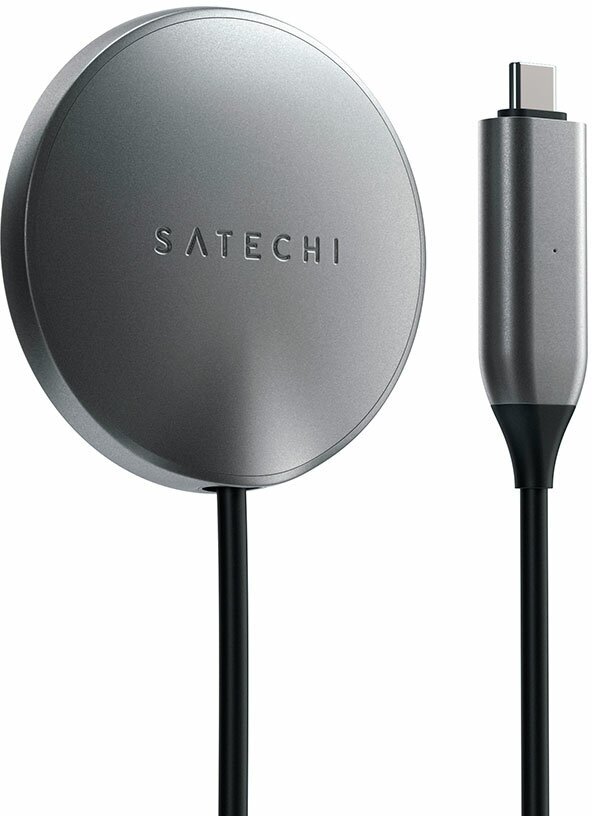 Беспроводное зарядное устройство Satechi USB-C ST-UCQIMCM (Space Grey) - фото №7