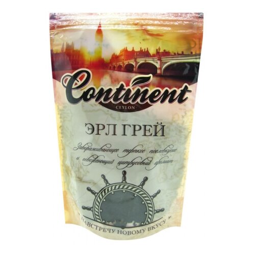 Чай черный Black Dragon Continent Ceylon Эрл Грей 80 г