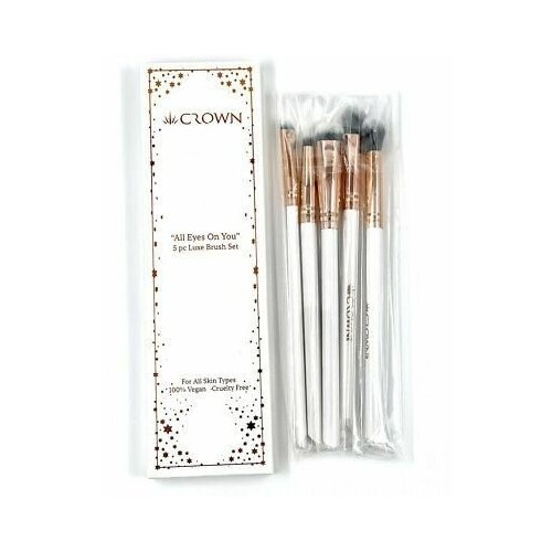 CROWN BRUSH Набор кистей для макияжа глаз 5 штук All Eyes On You 5-Piece Luxe Brush Set