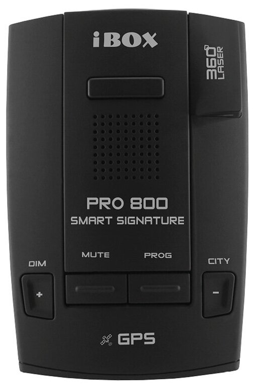 Радар-детектор iBOX Pro 800 Smart Signature, черный