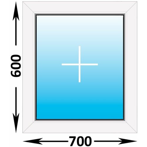 Пластиковое окно Veka WHS глухое 600x700 (ширина Х высота) (600Х700)