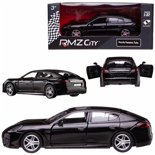 Машинка металлическая Uni-Fortune RMZ City 1:32 5 Porsche Panamera Turbo машинка rmz city porsche panamera 344018sm 1 64 матовый черный